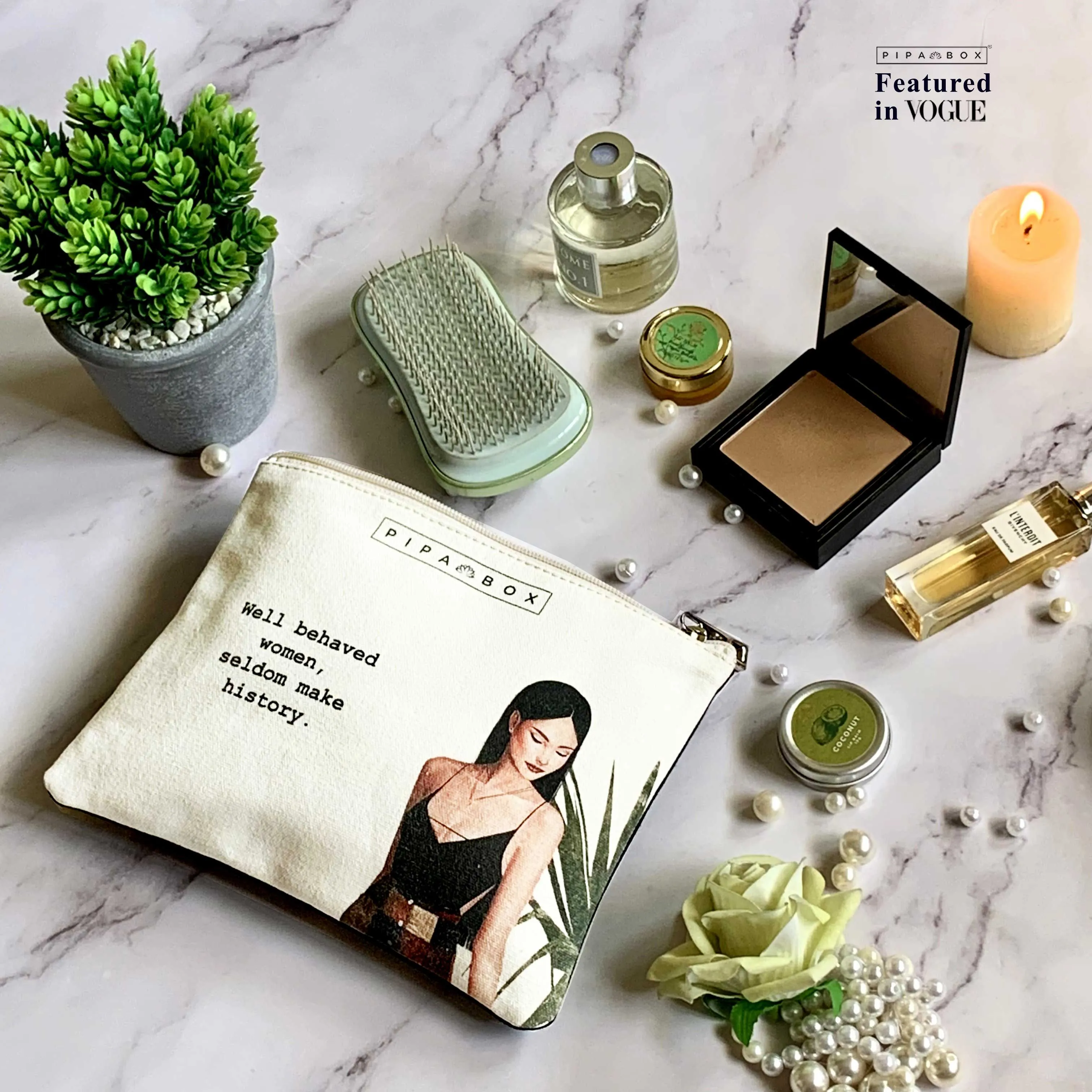 Femme Fatale - Multipurpose Canvas Pouch