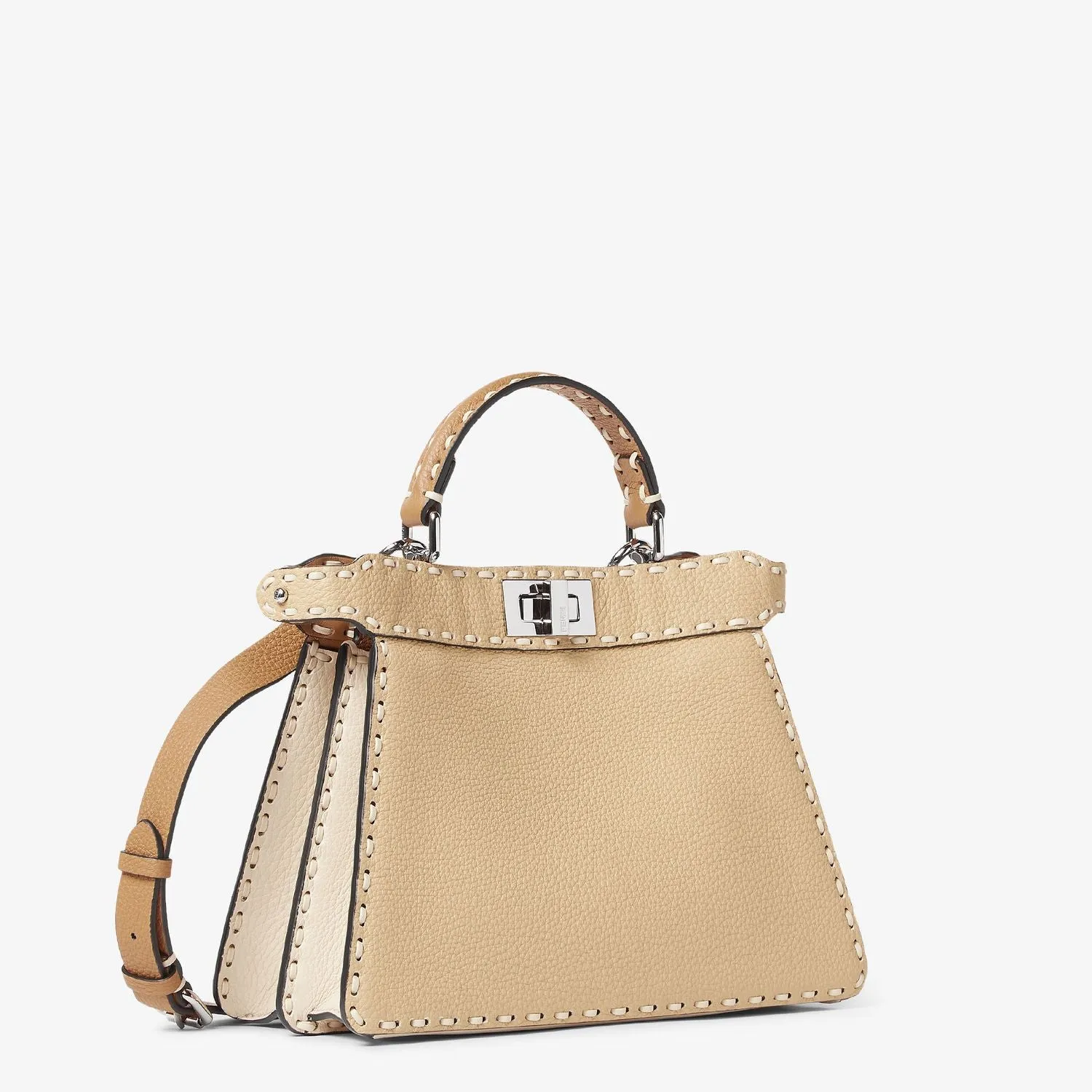 Fendi  Peekaboo Iseeu Small Bag Beige