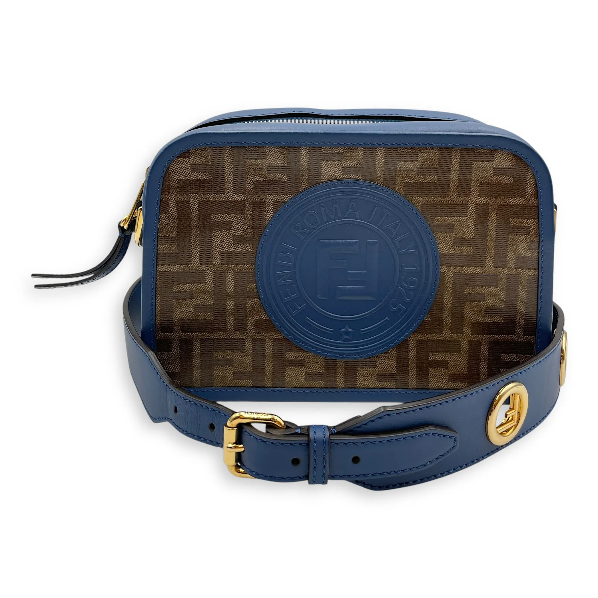 FF 1974 Camera Bag 23x15x9 cm Multi-colour Crossbody Bag in Canvas, Gold hardware