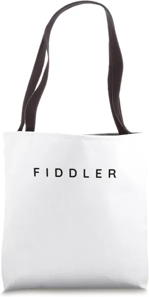 Fiddlers Contemporary Font. Fiddle Player Modern Font Tote Bag