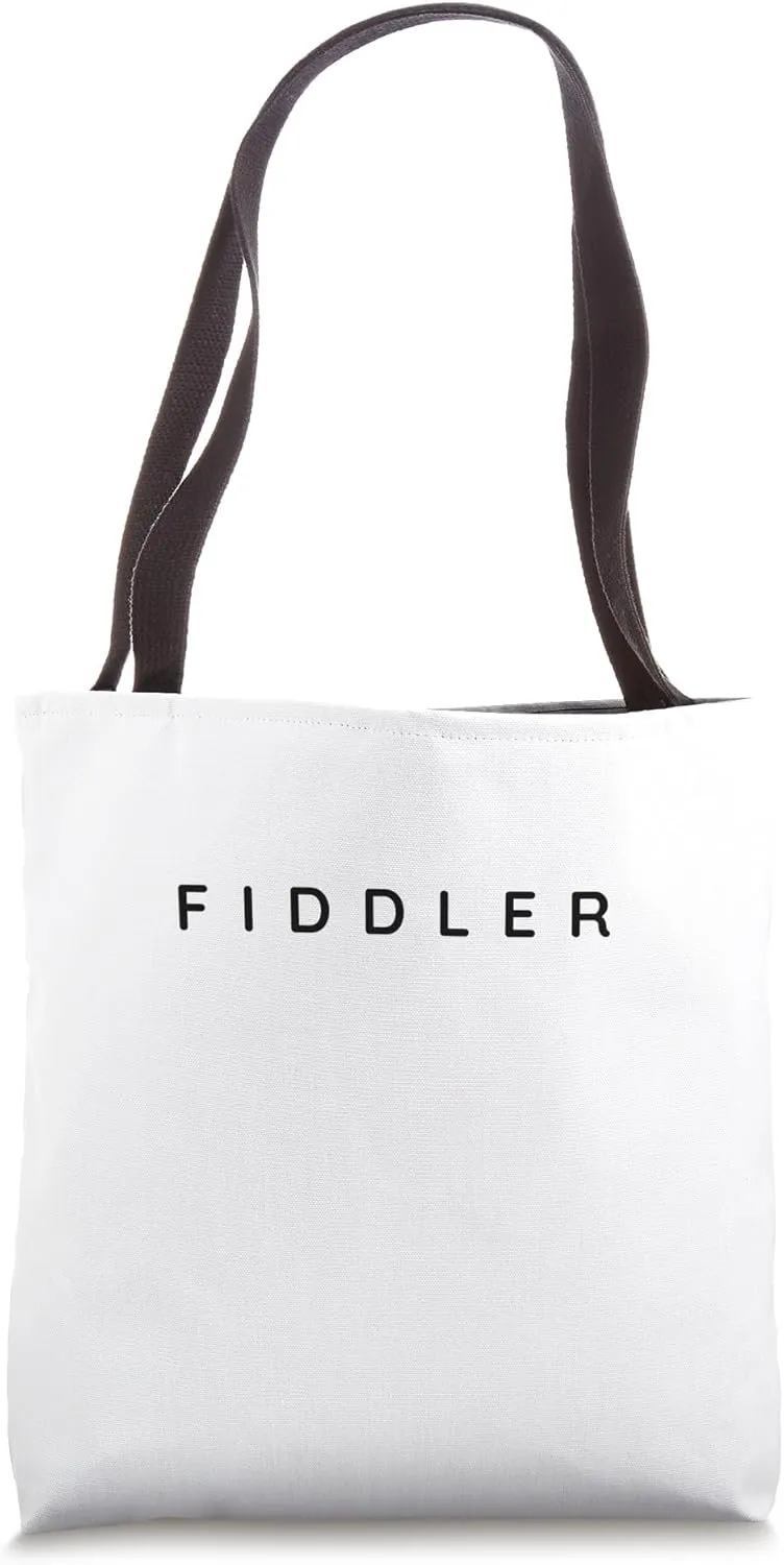 Fiddlers Contemporary Font. Fiddle Player Modern Font Tote Bag
