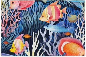 Fish Coral Jigsaw Puzzles for Adults 1000 Pieces,Colorful Puzzle with Mesh Storage Bag,Learning Educational Puzzles for Gift 2012300
