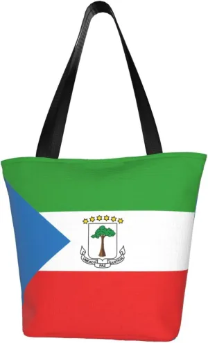 Flag of Equatorial Guinea Women's fashion shoulder bag, shopping handbag, suitable for weekend travel shopping shoulder bag messenger bag