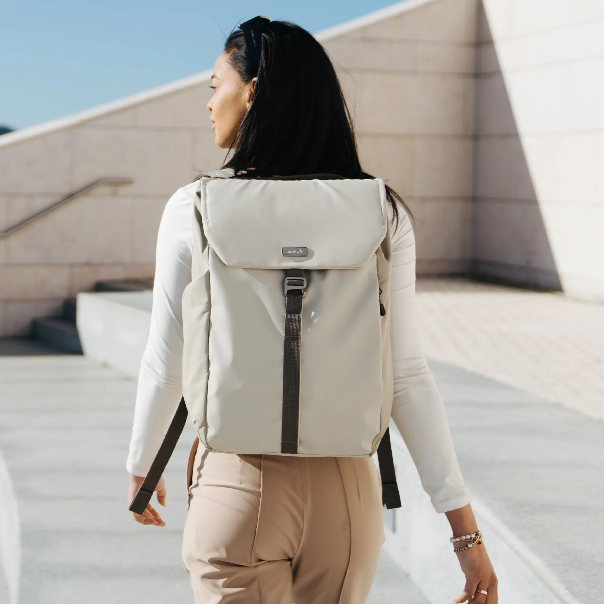 Flap Backpack – Stone