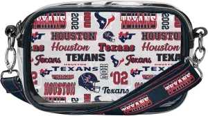 FOCO NFL Logo Retro Print Clear Crossbody Bag, Team Color