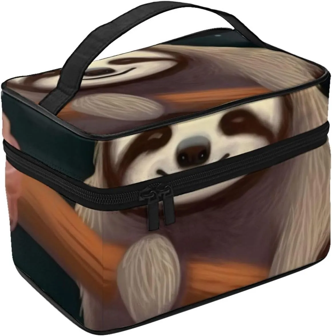 Follow Your Dreams Sloth Portable Travel Portable Makeup Bag, Follow Your Dreams Sloth Toiletries Bag, Cute Cosmetic Bags Unisex Daily Necessities Storage Bag