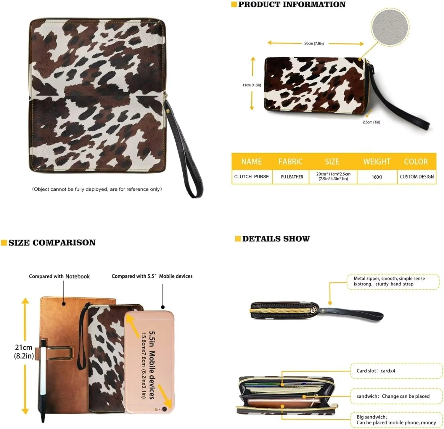 FOR U DESIGNS Leather Crossbody Bags for Women Trendy Travel Shoulder Satchel Handbags Zipper Closure Purse and Wallet Set