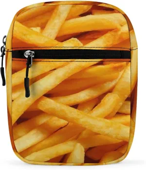 French Fries Crossbody Bag Small Shoulder Bag Waterproof, Lightweight And Convenient