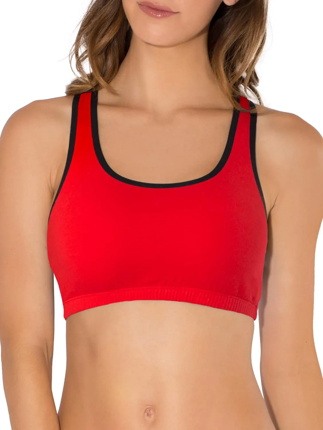 Fruit of the Loom Cotton Tank Bra for Women - Ultimate Comfort & Breathable Fit - Fashion Packs