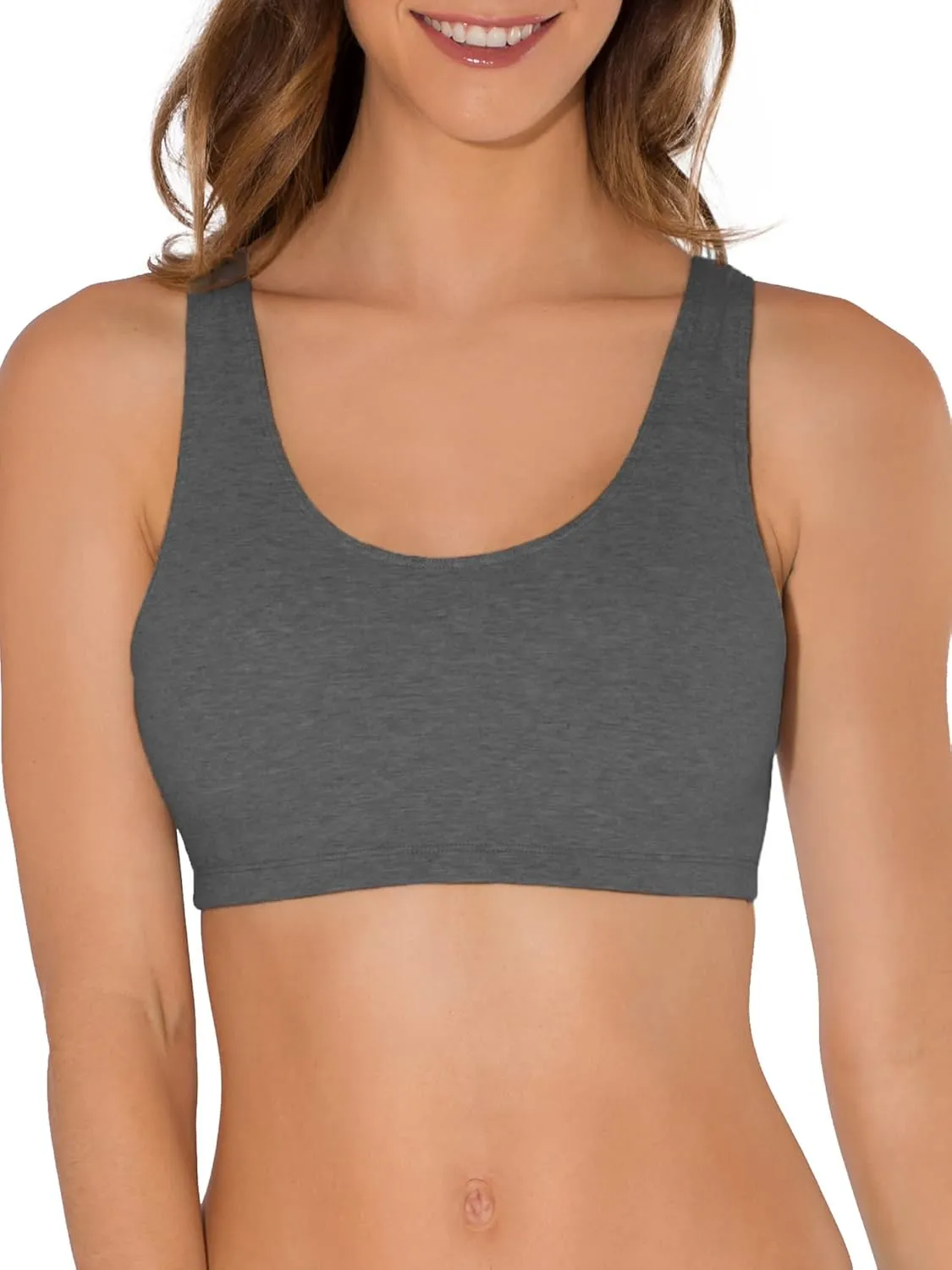 Fruit of the Loom Cotton Tank Bra for Women - Ultimate Comfort & Breathable Fit - Fashion Packs