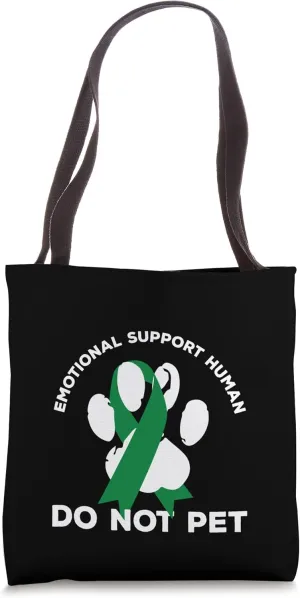 Funny Depression Awareness Emotional Support Human Tote Bag