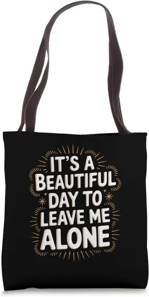 Funny Introvert Statement for Social Avoidance Tote Bag