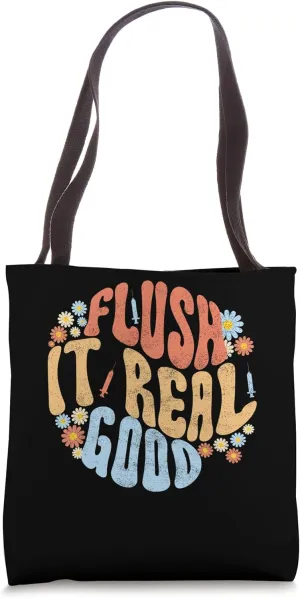 Funny Nurse Saline Flush RN T Nursing Student Graduation Cli Tote Bag