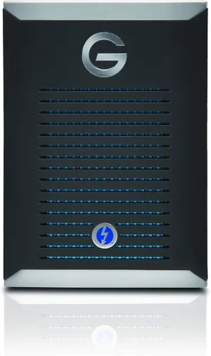 G-Technology 0G10310-1 500GB G-Drive Mobile Pro SSD Portable Professional Grade External Storage - Thunderbolt 3