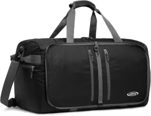 G4Free 40L/65L Foldable Duffel Bag, Water-Repellent Travel Backpack, Lightweight Carry Bag for Overnight Weekender Sports Men Women