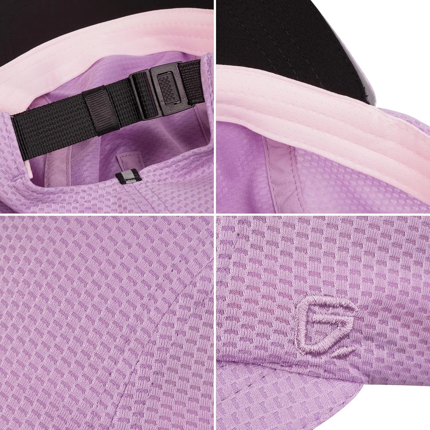GADIEMKENSD Women's Race Day Running Cap Performance Mesh Hat - Excellent Ventilation, Lightweight, Reflective Safety