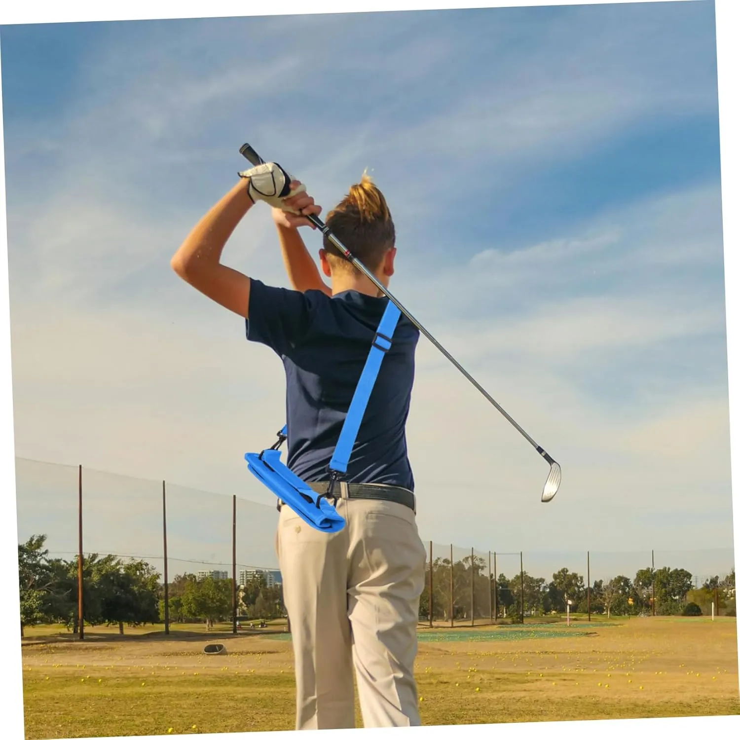 GANAZONO Golf Club Bag Straps Padded Carry Clubs Portable Covers First Golf Bag Light Shoulder Golfs Golf Ranges