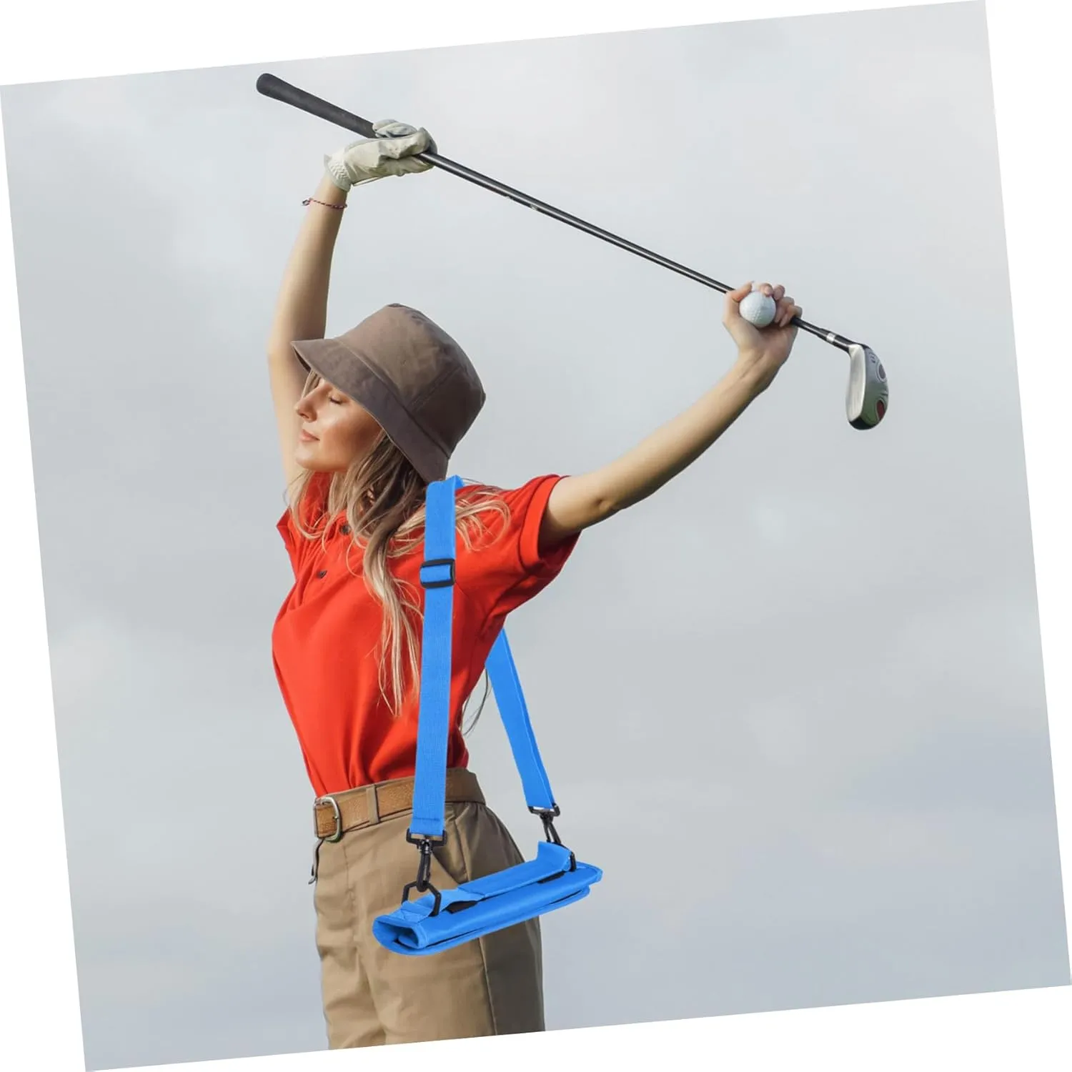 GANAZONO Golf Club Bag Straps Padded Carry Clubs Portable Covers First Golf Bag Light Shoulder Golfs Golf Ranges
