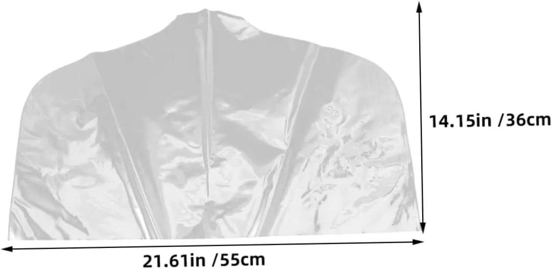Garneck 5-pack Garment Covers for Hanging Clothes Suit Covers for Travel Dust Cover for Closet Storage Breathable Design
