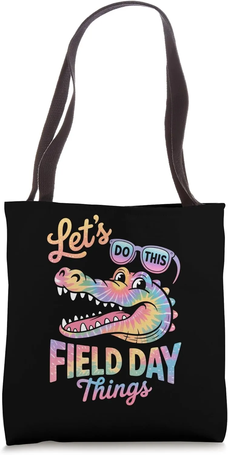 Gators School Spirit Lets Do This Field Day Things Kid Women Tote Bag