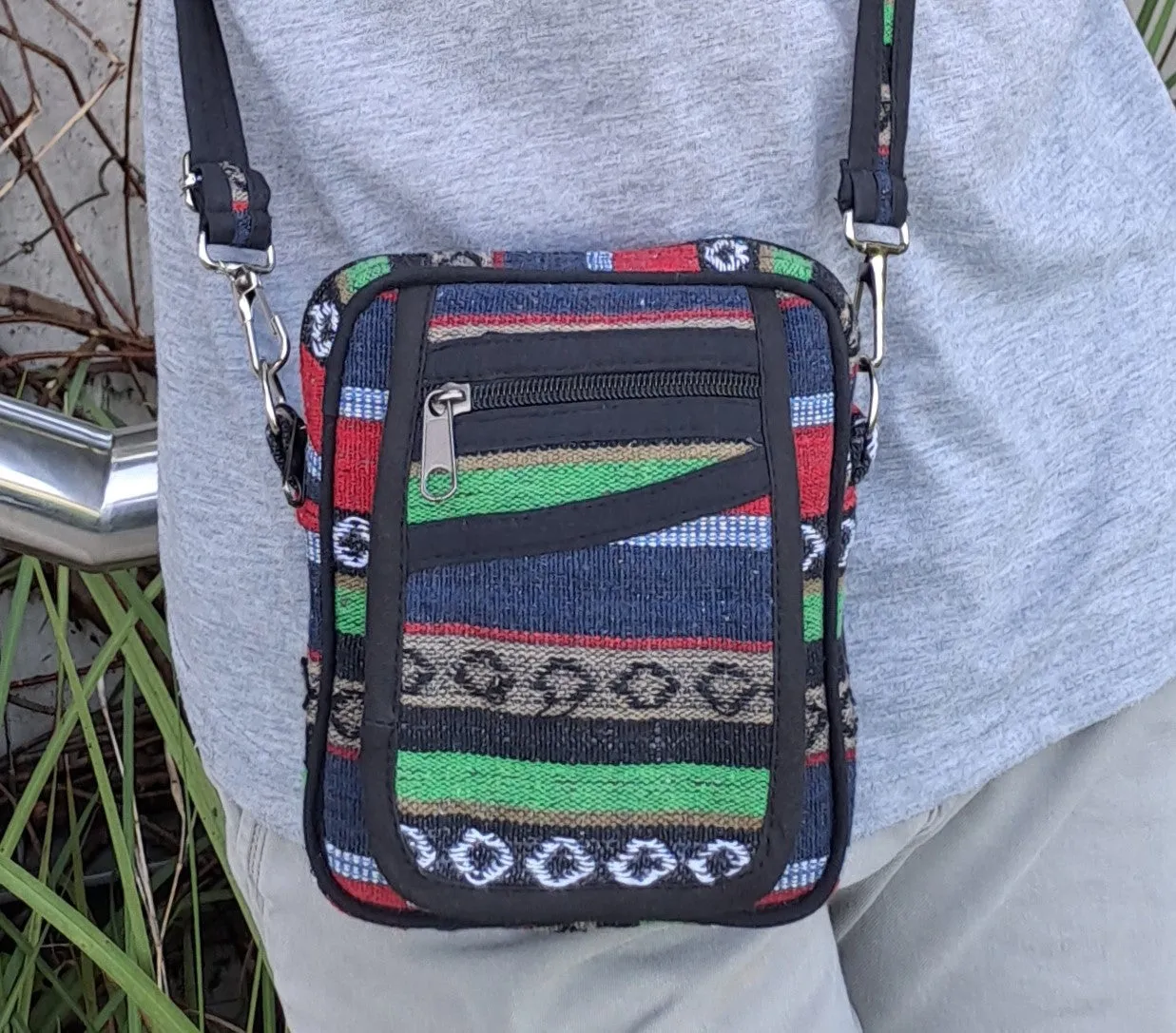 Gheri Cotton Crossbody Bag Small Nepalese