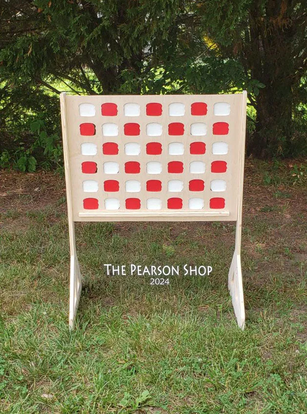 Giant Connect 4 Personalized Custom Cutout Game