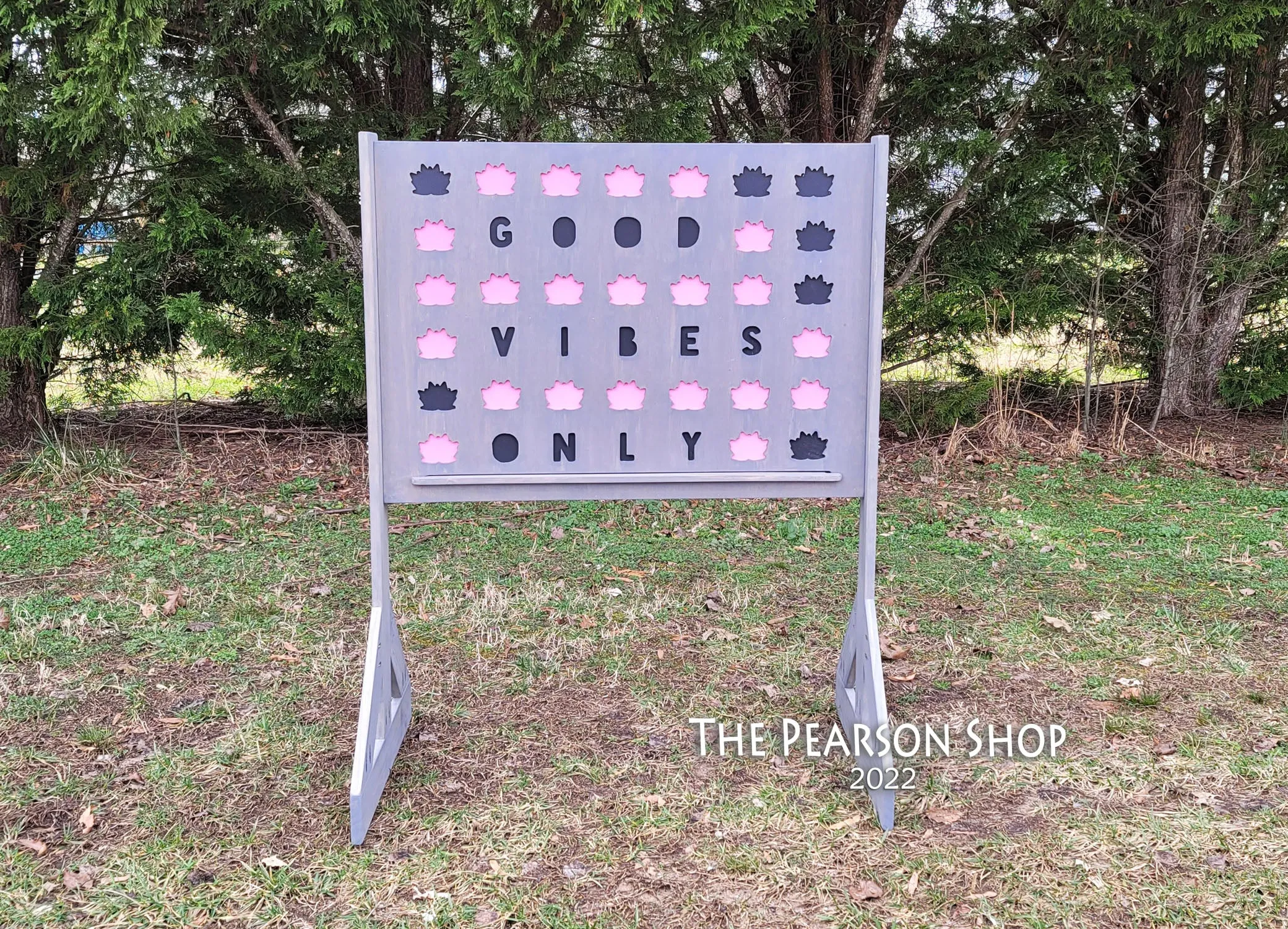 Giant Connect 4 Personalized Custom Cutout Game