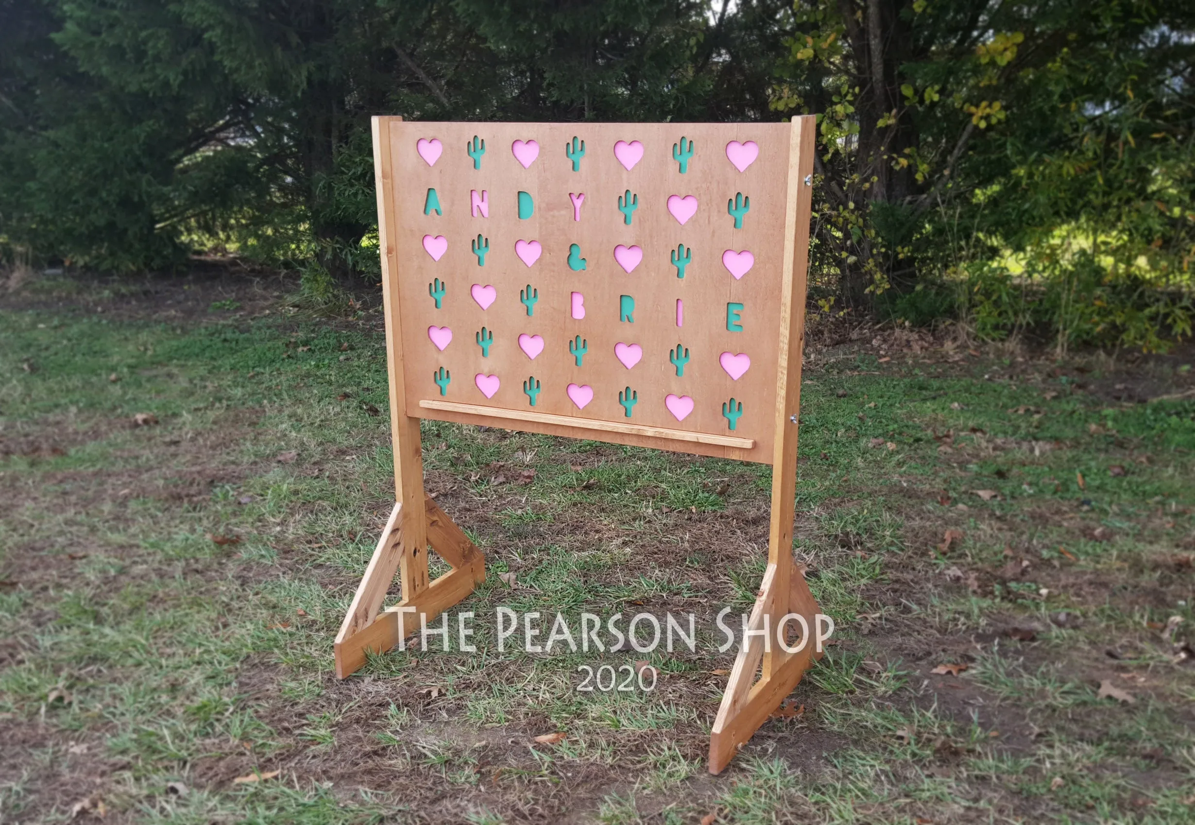 Giant Connect 4 Personalized Custom Cutout Game
