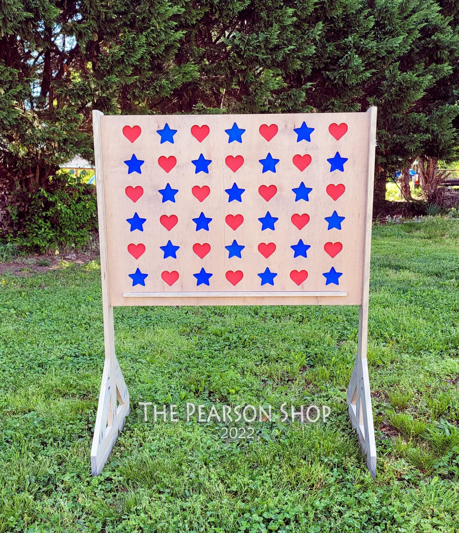 Giant Connect 4 Personalized Custom Cutout Game
