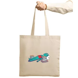 Gift for Students Struggling with Exams Encouragement for Academic Success Natural White Multicolor Canvas Tote Bag