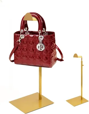 Gold Stainless Steel Handbag Display Rack Wallet Display Rack, Adjustable is also perfect for displaying fashion accessories jewelrynecklaces and scarves