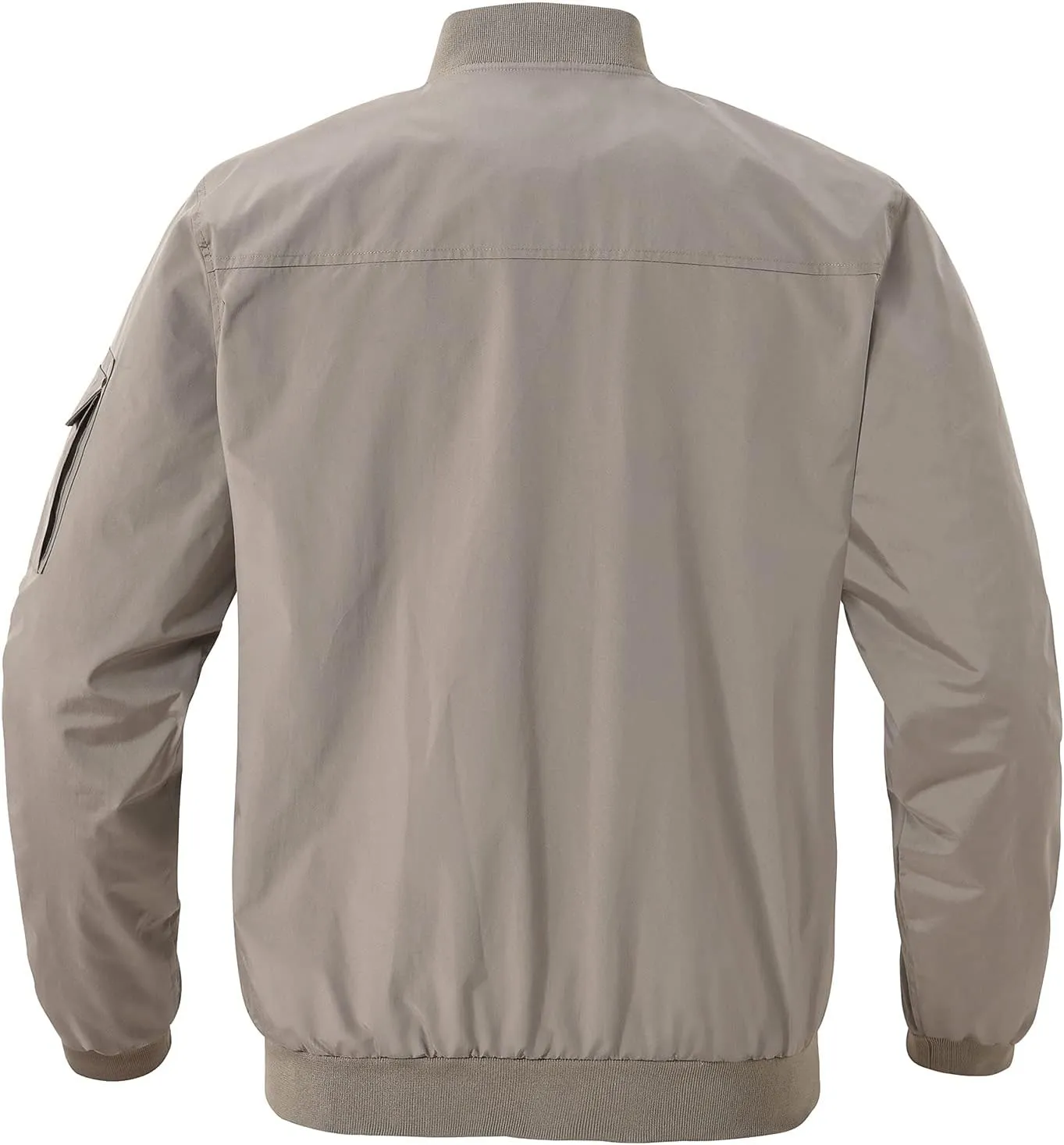 Gopune Men's Windproof Bomber Jacket Lightweight Windbreaker Outdoor Golf Fashion Coat