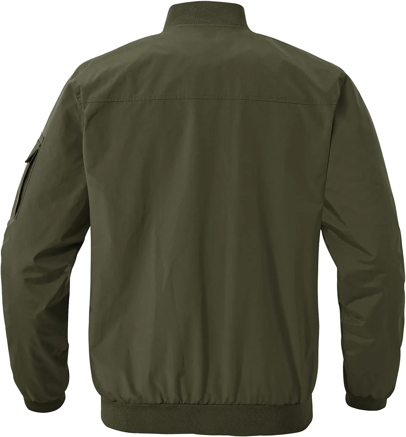 Gopune Men's Windproof Bomber Jacket Lightweight Windbreaker Outdoor Golf Fashion Coat