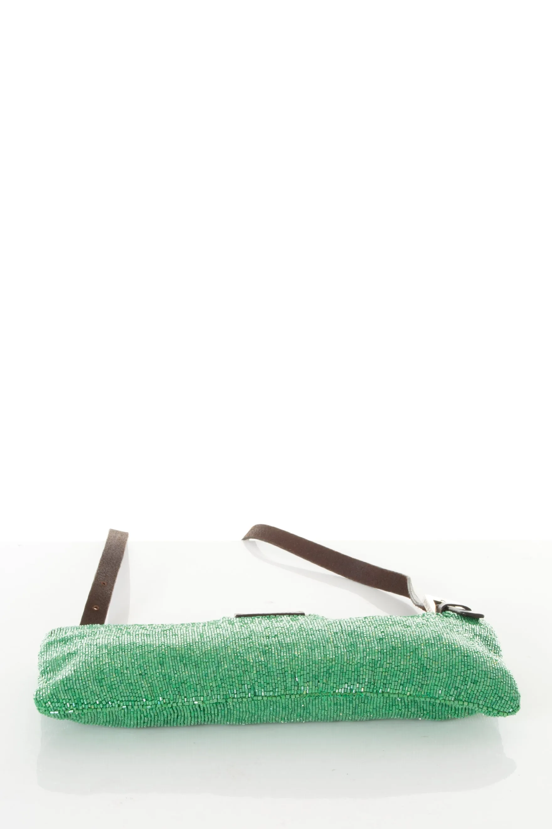 Green Sequin Baguette