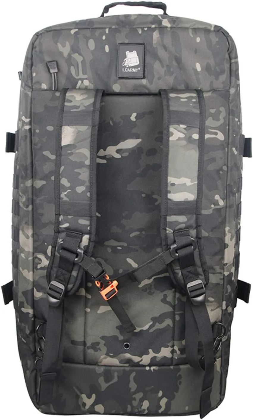 Greencity Travel Duffel Bag for Weekend Overnight Bag Waterproof Small Large for Men Women 30L 45L 85L Black Camo