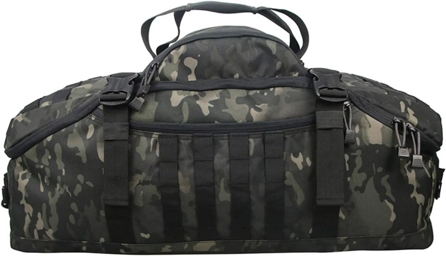 Greencity Travel Duffel Bag for Weekend Overnight Bag Waterproof Small Large for Men Women 30L 45L 85L Black Camo