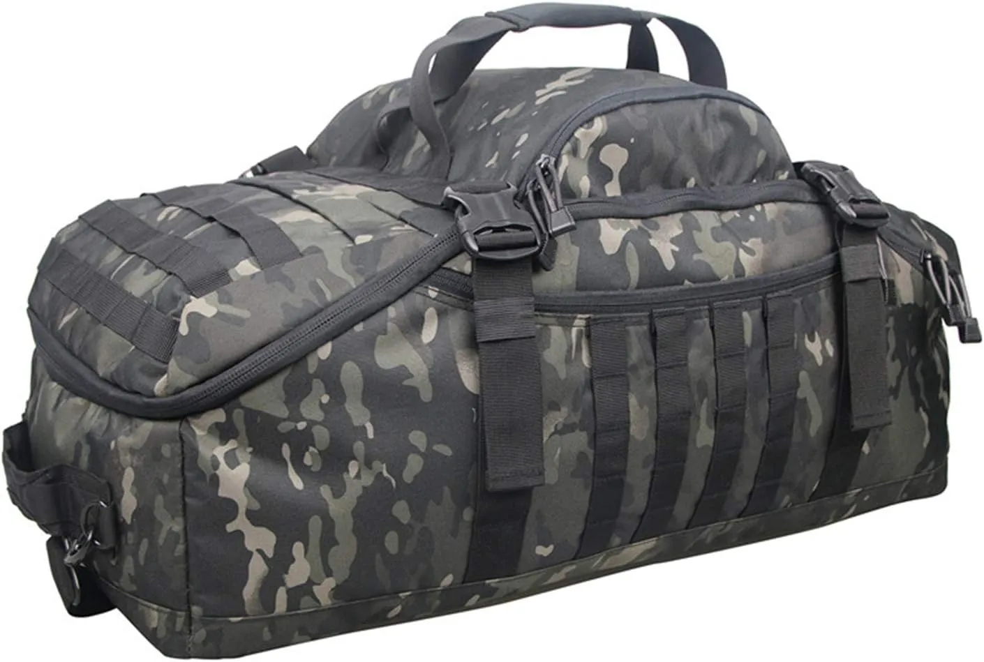 Greencity Travel Duffel Bag for Weekend Overnight Bag Waterproof Small Large for Men Women 30L 45L 85L Black Camo