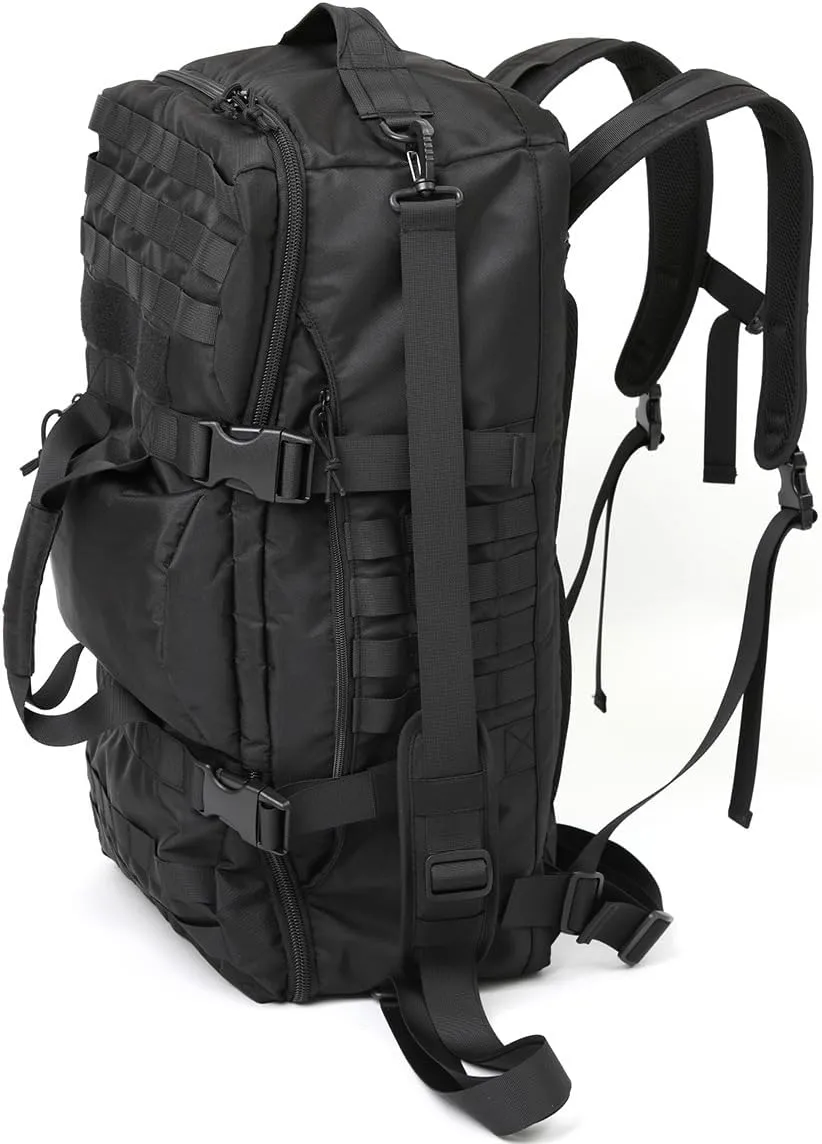Greencity Travel Duffel Bag for Weekend Overnight Bag Waterproof Small Large for Men Women 30L 45L 85L Black