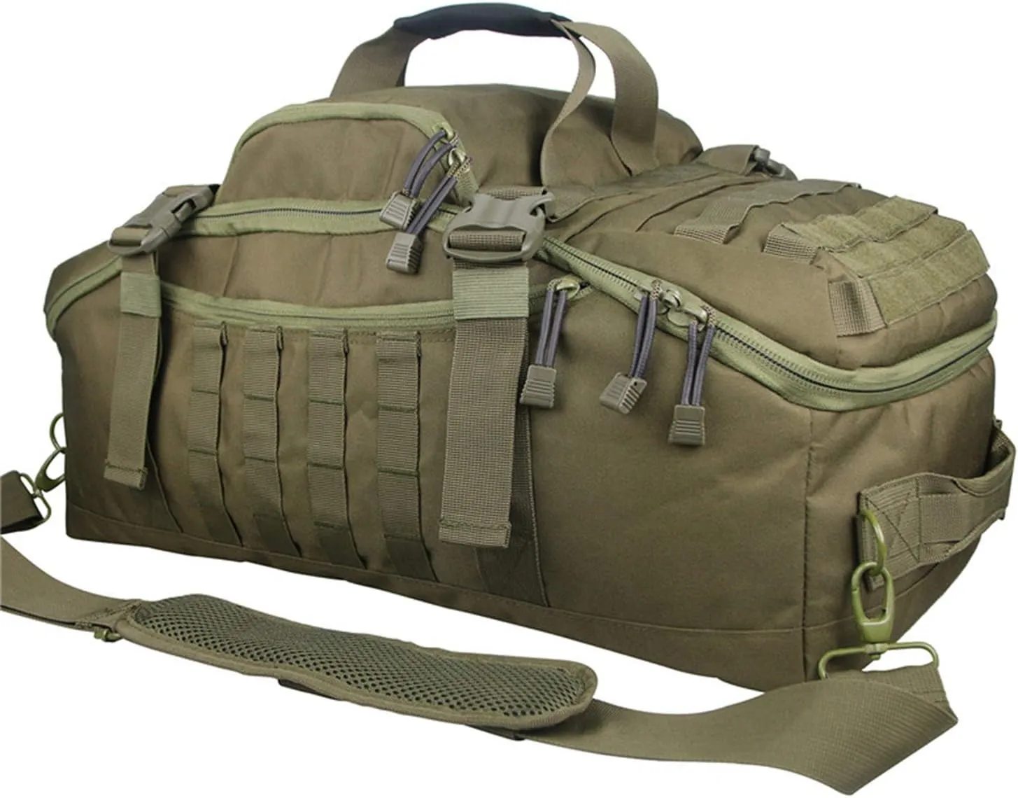 Greencity Travel Duffel Bag for Weekend Overnight Bag Waterproof Small Large for Men Women 30L 45L 85L Green