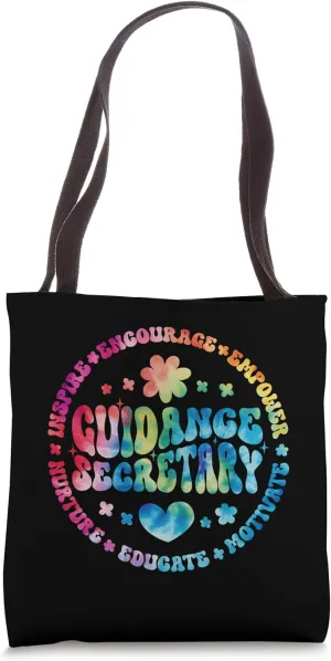Groovy Guidance Secretary Appreciation Week Back to School Tote Bag