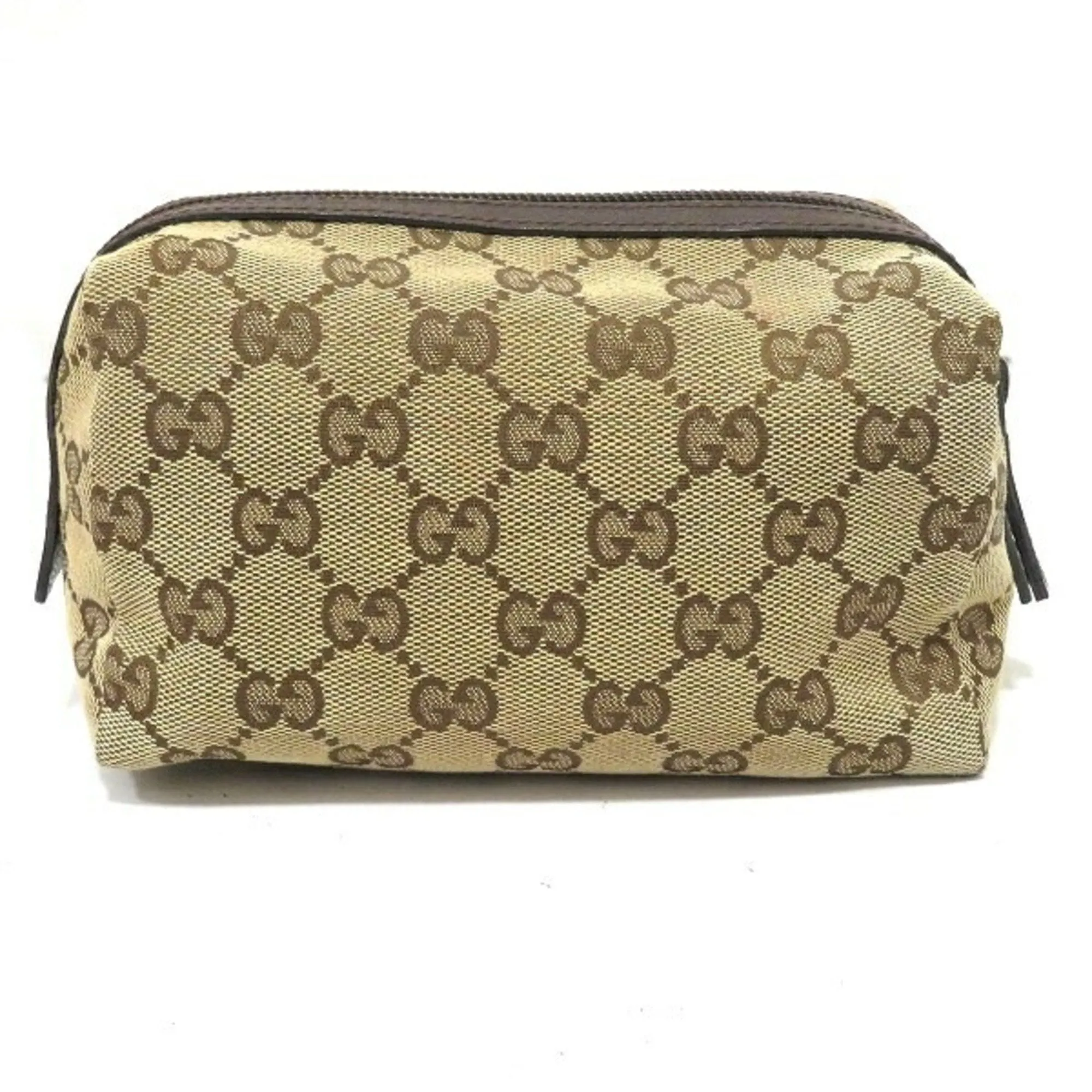 Gucci GG Canvas 29595 Cosmetic Pouch Brand Accessory Ladies