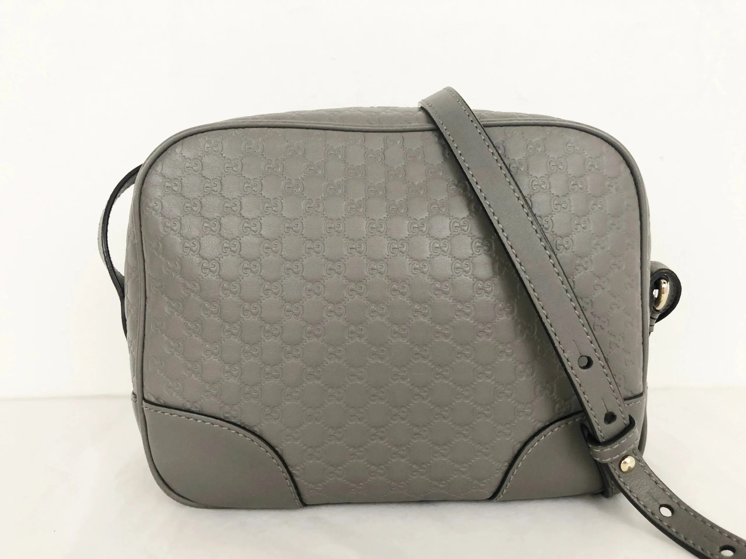 Gucci Micro Guccissima Bree Crossbody Bag