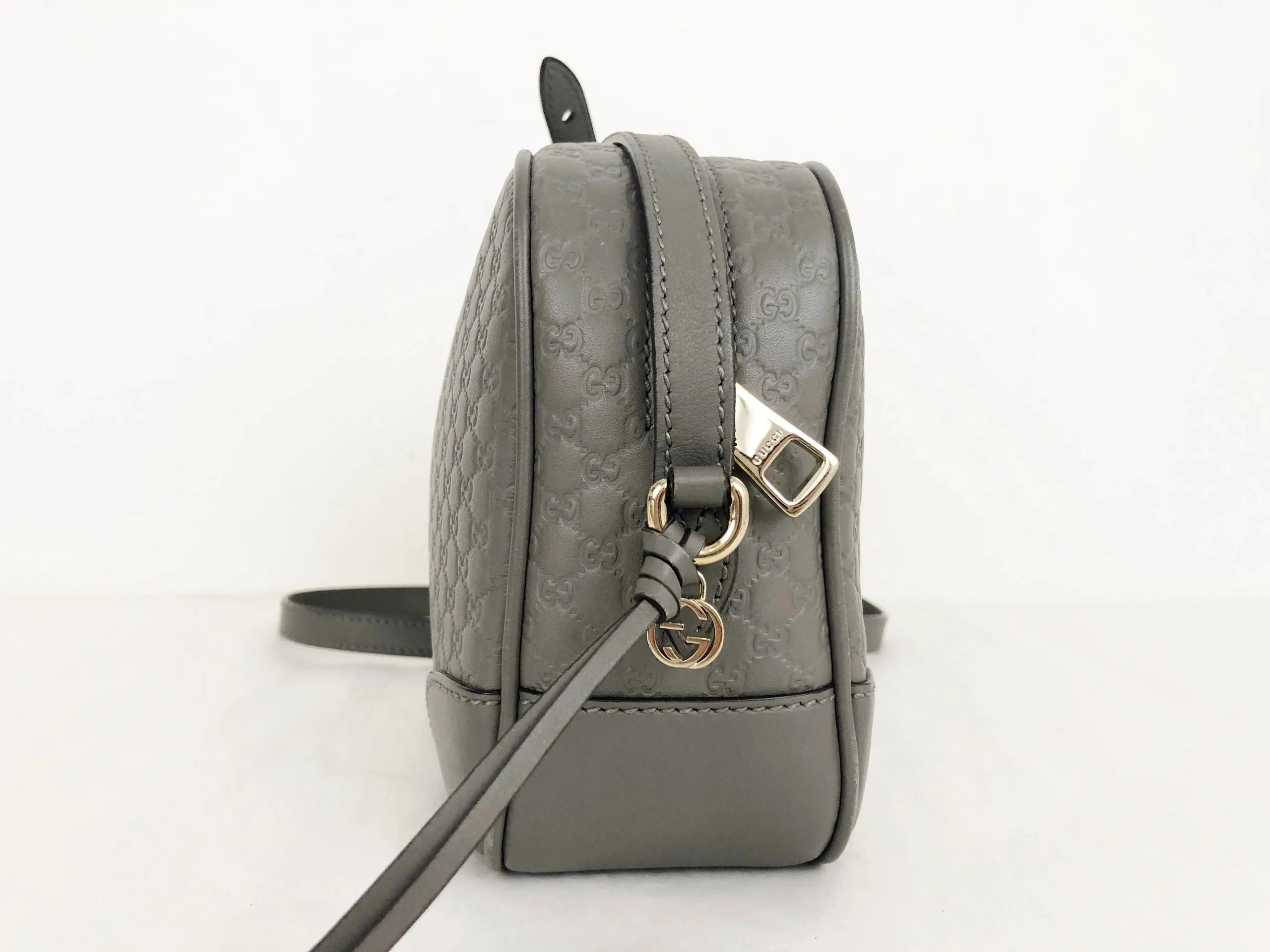 Gucci Micro Guccissima Bree Crossbody Bag