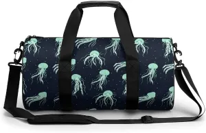 Gym Bag for Men Women Lightweight Sports Duffle Bag with Multiple Compartments Cylindrical Gym Bag for Fitness Travel And Outdoor Activities Ater Resistant Yoga Bag Training Bag Cosmic Drift