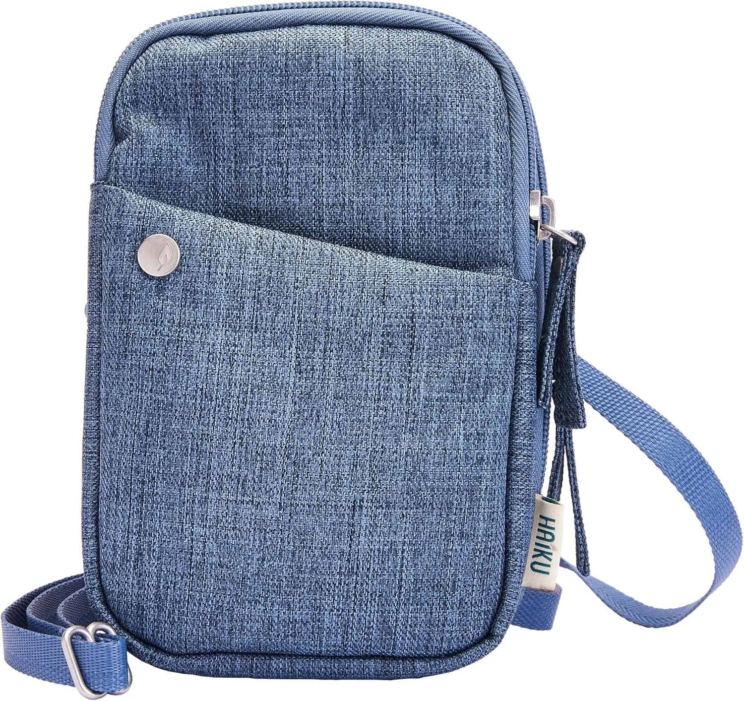 HAIKU Endeavor Pouch, Lightweight Small Crossbody bag, Zip-Around Cell Phone Travel Purse with Card Slots, Adjustable Strap