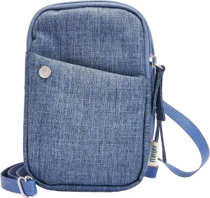 HAIKU Endeavor Pouch, Lightweight Small Crossbody bag, Zip-Around Cell Phone Travel Purse with Card Slots, Adjustable Strap