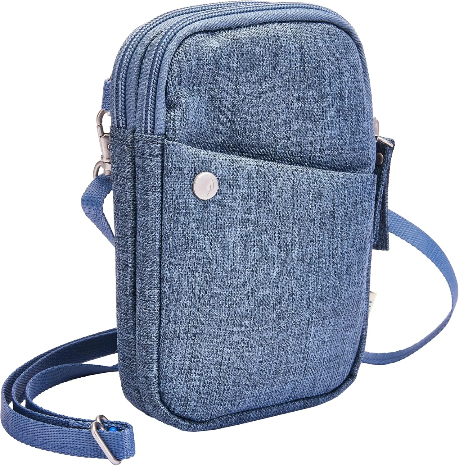 HAIKU Endeavor Pouch, Lightweight Small Crossbody bag, Zip-Around Cell Phone Travel Purse with Card Slots, Adjustable Strap
