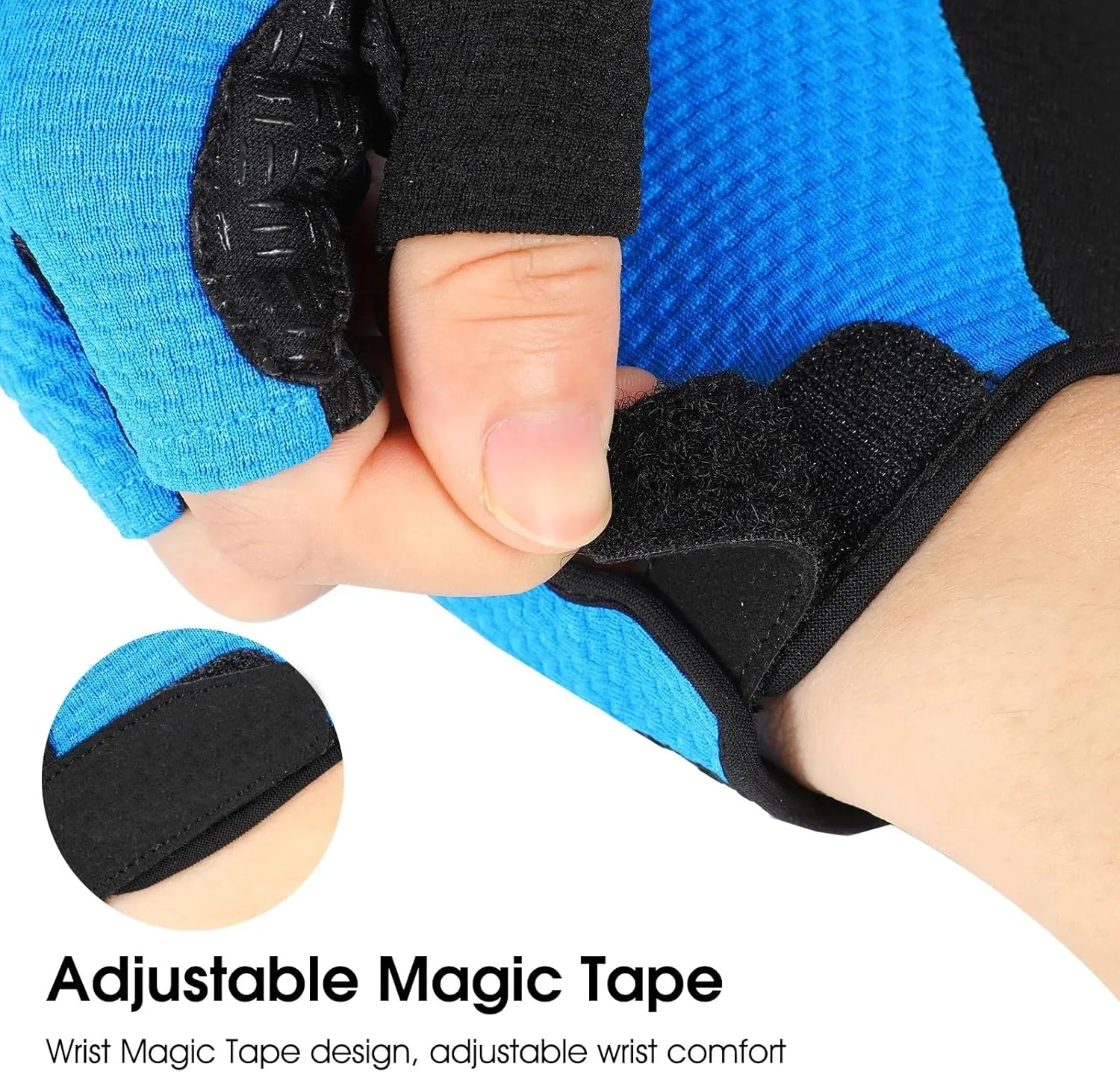 Half Finger Cycling Gloves - Anti-Slip Anti-Sweat Breathable and Anti-Shock Sports Gloves - for Men and Women