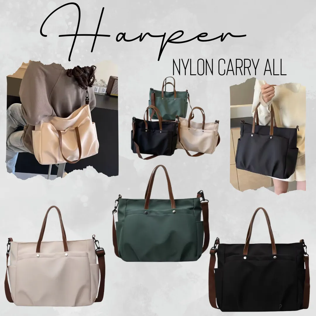 Harper - Carry All Canvas Bag - PREORDER 4/9-4/12