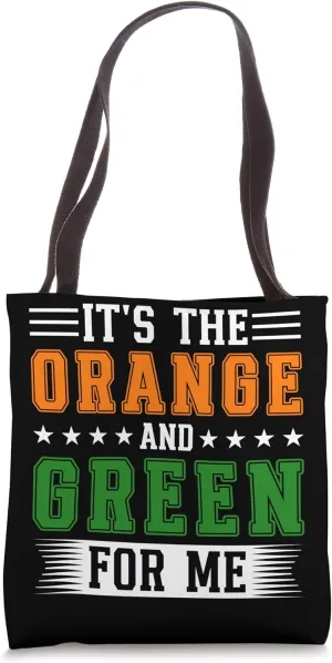 HBCU Orange And Green Educated Historically Black College Tote Bag